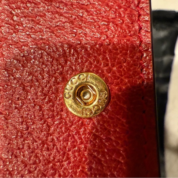 Gucci Flora Print Ophidia Print Wallet-Red Leather interior. Full Inclusion - Picture 13 of 16